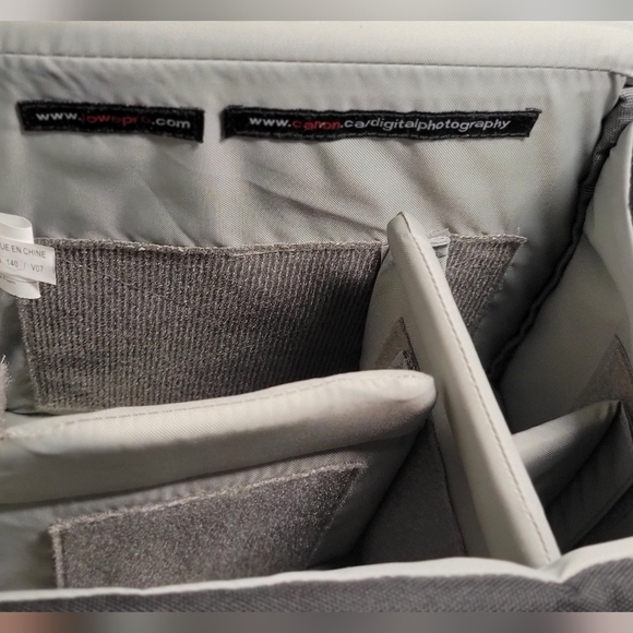 Lowepro EX 180 Canon Gadget Camera bag customizable interior black - Picture 2 of 9